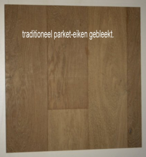 Traditioneel parket eiken gebleekt